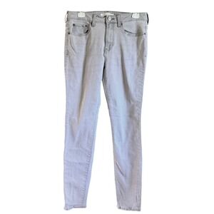Pacsun Stacked Skinny Jeans Light Gray Wash Womens Size 30x30